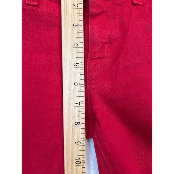Hudson Jeans Womens 26 Red Colette Midrise Skinny USA - Picture 7 of 9